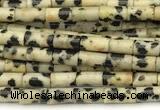 CTB1000 15 inches 2*4mm tube dalmatian jasper beads