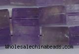 CTB214 15.5 inches 13*18mm faceted tube natural ametrine beads