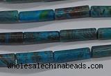 CTB317 15.5 inches 4*13mm tube crazy lace agate beads wholesale