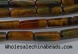 CTB352 15.5 inches 4*13mm tube tiger eye beads wholesale