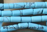 CTB805 15.5 inches 2*4mm tube turquoise beads wholesale