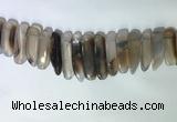 CTD2160 Top drilled 8*20mm - 10*40mm sticks agate gemstone beads