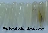 CTD2678 Top drilled 8*25mm - 10*50mm bullet agate beads wholesale