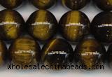 CTE1212 15.5 inches 10mm round AB grade yellow tiger eye beads