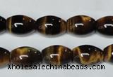 CTE160 15.5 inches 13*18mm rice yellow tiger eye gemstone beads