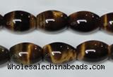 CTE161 15.5 inches 12*20mm rice yellow tiger eye gemstone beads