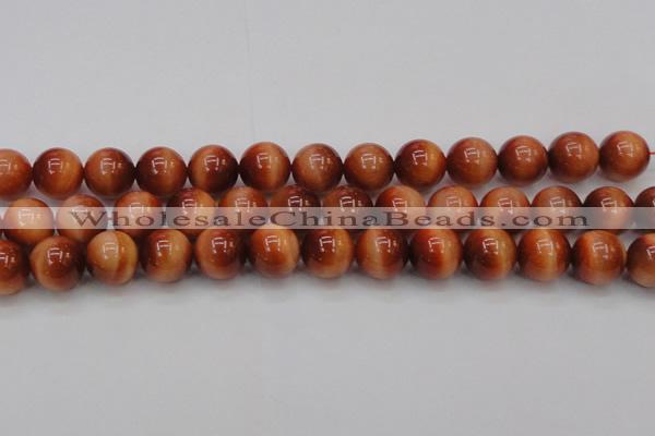 CTE1666 15.5 inches 16mm round sun orange tiger eye beads