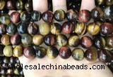 CTE2195 15.5 inches 14mm round mixed tiger eye beads wholesale