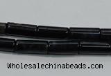 CTE948 15.5 inches 6*15mm tube dyed blue tiger eye beads wholesale