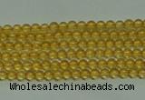 CTG116 15.5 inches 2mm round tiny citrine gemstone beads wholesale