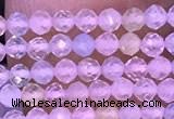CTG1300 15.5 inches 2mm faceted round morganite gemstone beads
