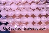 CTG1600 15.5 inches 2.5mm faceted round tiny white moonstone beads