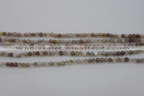 CTG262 15.5 inches 3mm round tiny botswana agate beads wholesale