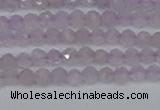 CTG622 15.5 inches 3mm faceted round lavender amethyst beads