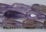 CTR300 15.5 inches 12*25mm faceted teardrop natural ametrine beads