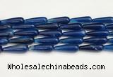 CTR428 15.5 inches 10*30mm teardrop agate beads wholesale