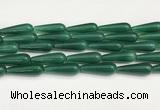 CTR433 15.5 inches 10*30mm teardrop agate beads wholesale