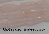 CTR74 15.5 inches 6*16mm faceted teardrop pink aventurine beads