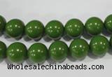 CTU1394 15.5 inches 10mm round synthetic turquoise beads