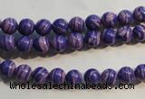 CTU2261 15.5 inches 6mm round synthetic turquoise beads