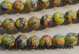CTU2322 15.5 inches 8mm round synthetic turquoise beads
