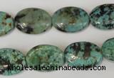 CTU2476 15.5 inches 13*18mm oval African turquoise beads wholesale