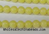 CTU2517 15.5 inches 8mm round synthetic turquoise beads