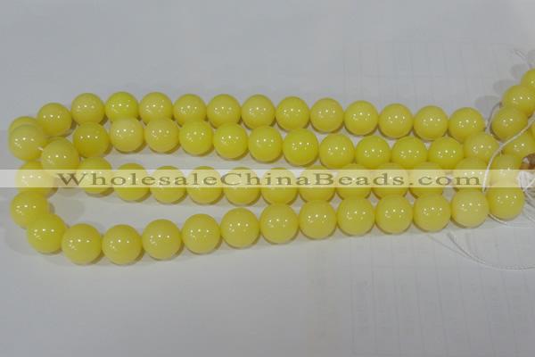 CTU2520 15.5 inches 14mm round synthetic turquoise beads