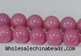 CTU2551 15.5 inches 12mm round synthetic turquoise beads