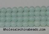 CTU2563 15.5 inches 4mm round synthetic turquoise beads