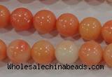 CTU2633 15.5 inches 8mm round synthetic turquoise beads