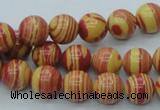 CTU287 16 inches 10mm round imitation turquoise beads wholesale