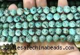 CTU572 15.5 inches 8mm round african turquoise beads wholesale