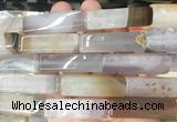 CUBS100 15 inches 12*40mm cuboid agate gemstone beads wholesale