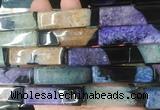 CUBS102 15 inches 12*40mm cuboid agate gemstone beads wholesale