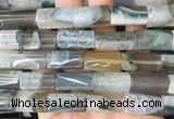 CUBS105 15 inches 10*20mm cuboid agate gemstone beads wholesale