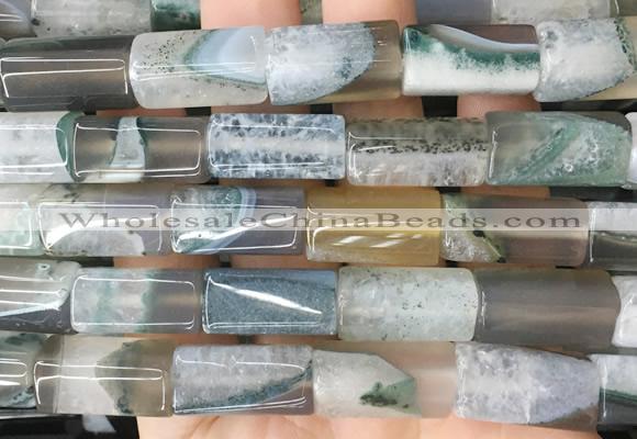 CUBS105 15 inches 10*20mm cuboid agate gemstone beads wholesale