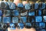 CUBS131 15 inches 14*15mm cube agate gemstone beads wholesale