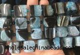 CUBS132 15 inches 14*15mm cube agate gemstone beads wholesale