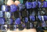 CUBS134 15 inches 14*15mm cube agate gemstone beads wholesale