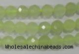 CXJ162 15.5 inches 8mm faceted round New jade beads wholesale