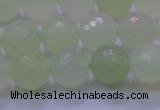 CXJ221 15.5 inches 12mm faceted round New jade beads wholesale