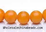 CYJ09 16 inches 4mm round yellow jade gemstone beads Wholesale