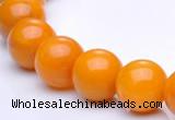 CYJ12 16 inches 10mm round yellow jade gemstone beads Wholesale