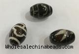 DZI359 10*14mm drum tibetan agate dzi beads wholesale