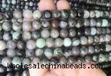 EMBS03 15 inches 8mm round emerald gemstone beads wholesale
