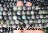 EMBS04 15 inches 10mm round emerald gemstone beads wholesale