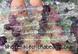 FGBS296 15 inches 10mm carved flower fluorite gemstone beads