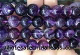FLBS31 15 inches 12mm round purple fluorite beads wholesale