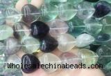 FLBS48 15 inches 20mm heart fluorite beads wholesale